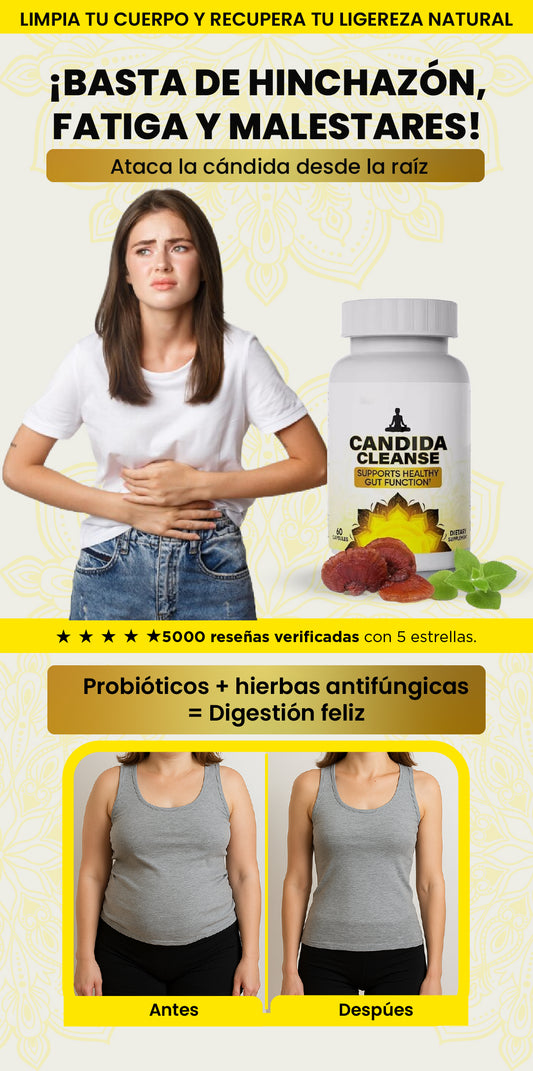 Candida Cleanse| Despídete de la cándida, naturalmente.