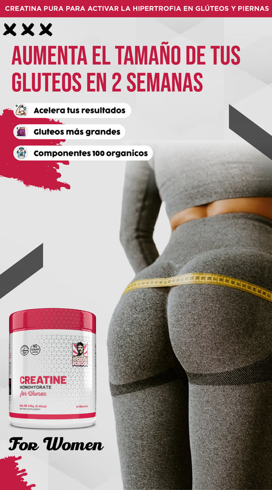 Creatine| Aumenta los glúteos en 2 semanas